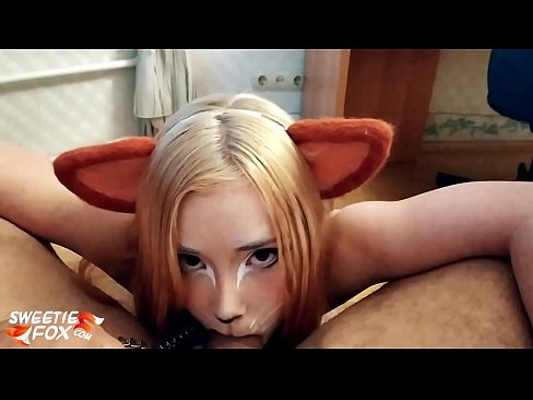 ❤️ Kitsune loro dick na kụkọba n'ọnụ ya ❤️ Anal video